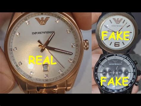 how to spot fake armani watch|how to detect armani watches.